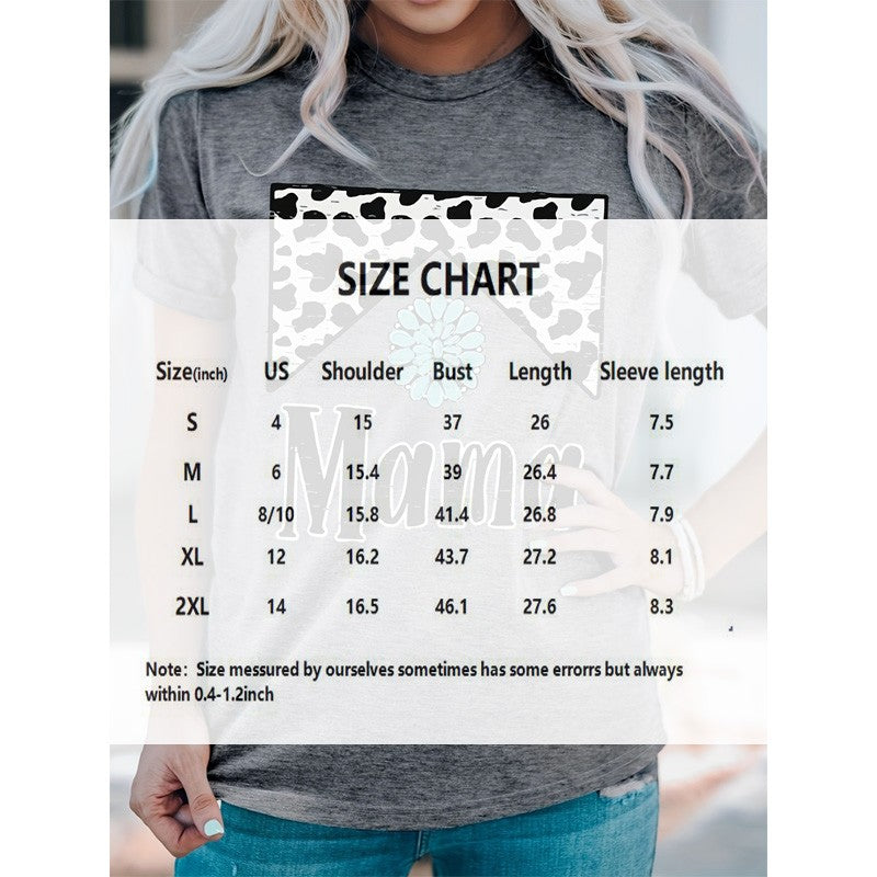 Fierce Mama Leopard Print Statement Tee