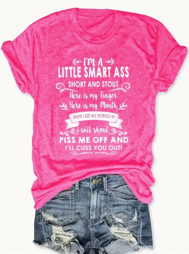 Elayne Oversized Letter Print T-Shirt