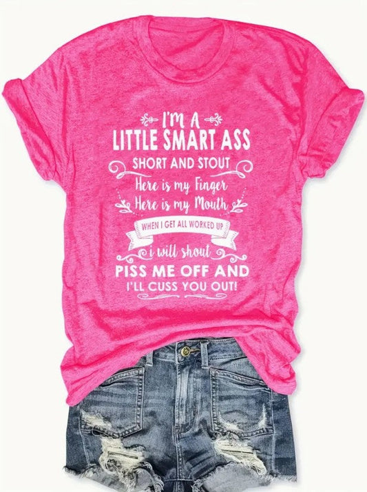 Elayne Oversized Letter Print T-Shirt