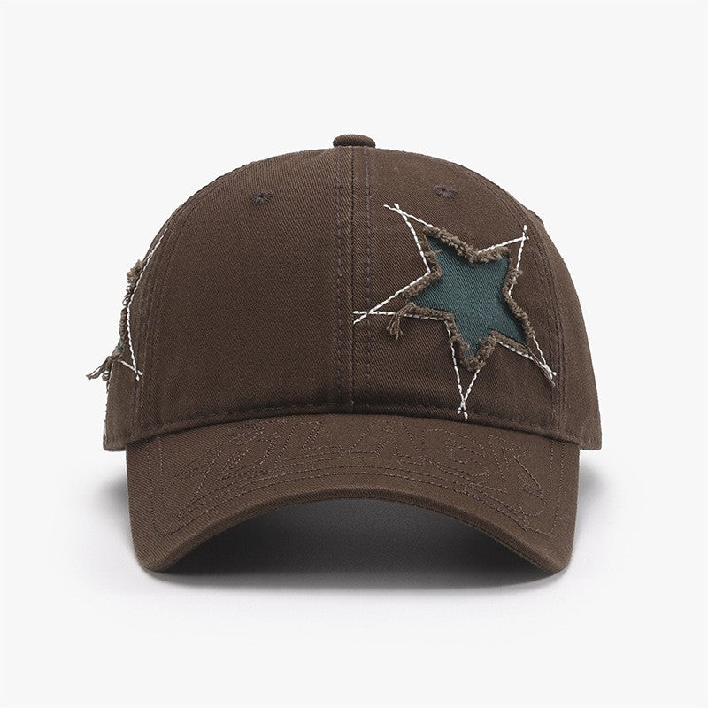 Iconic Letter Embroidery Cotton Baseball Cap