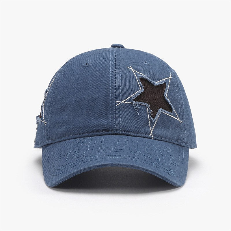 Iconic Letter Embroidery Cotton Baseball Cap