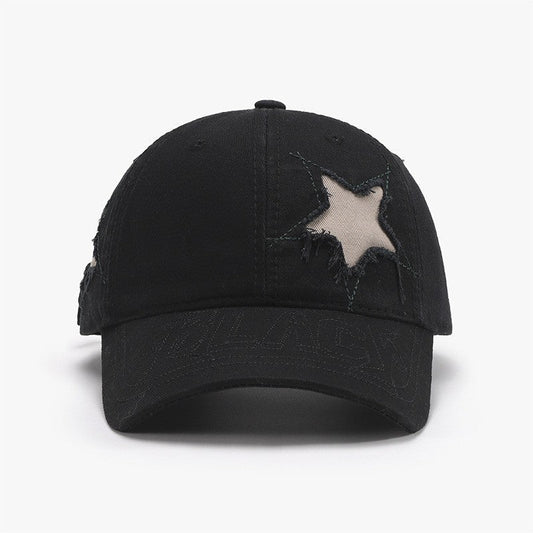 Iconic Letter Embroidery Cotton Baseball Cap