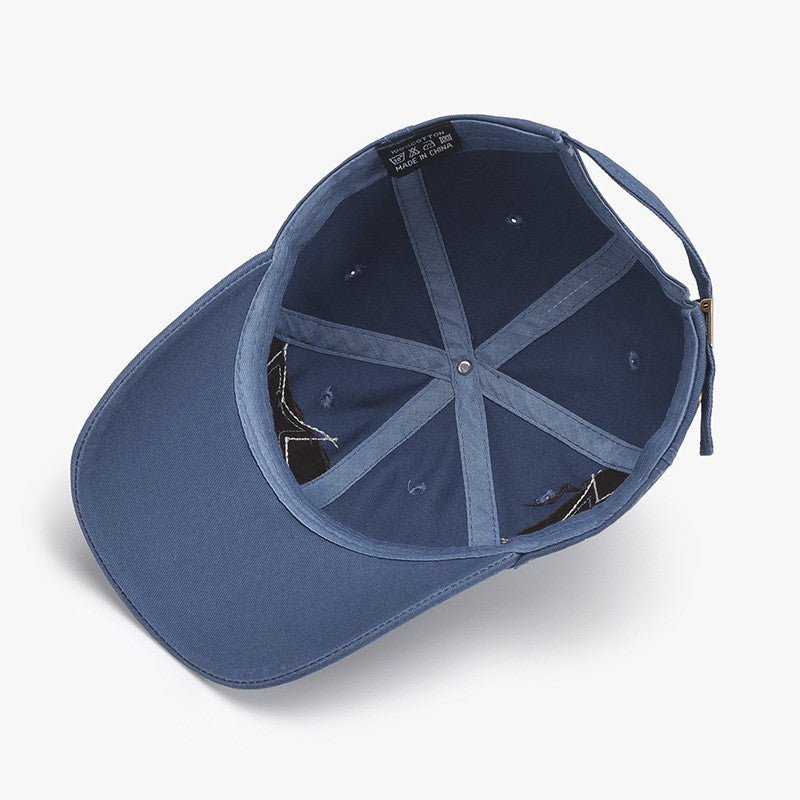 Iconic Letter Embroidery Cotton Baseball Cap