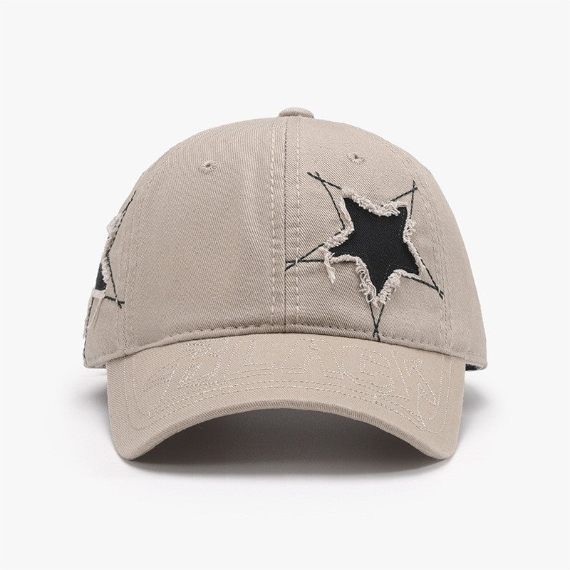 Iconic Letter Embroidery Cotton Baseball Cap