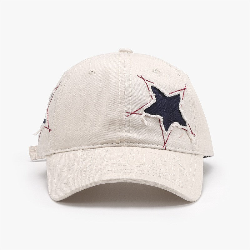 Iconic Letter Embroidery Cotton Baseball Cap