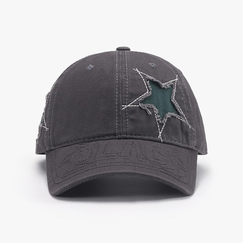 Iconic Letter Embroidery Cotton Baseball Cap