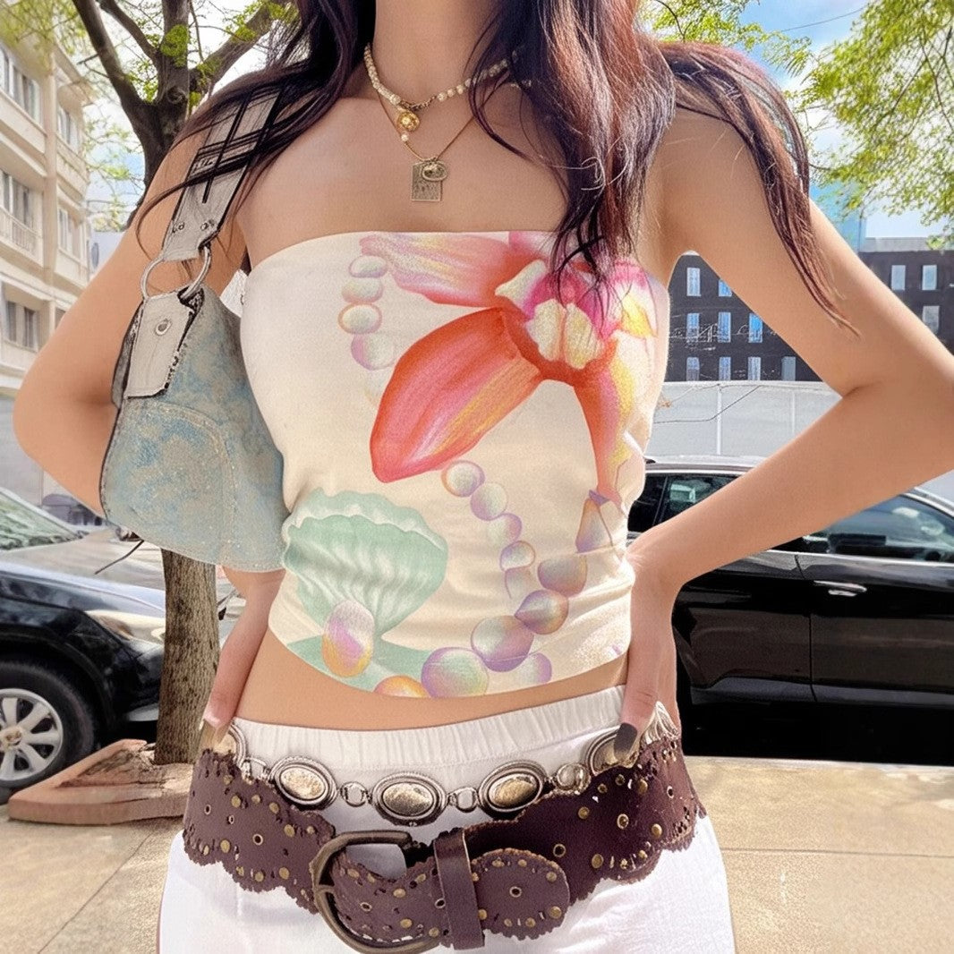 Selira Strapless Shell Top