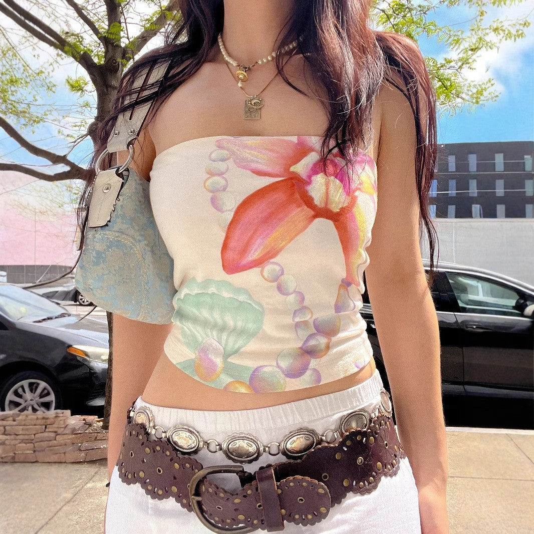 Selira Strapless Shell Top