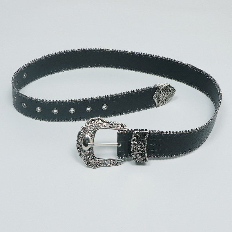 Selvine Retro Pin Buckle Belt