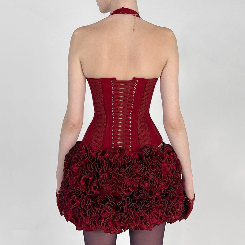 Selyra Lace-Up Halter Top